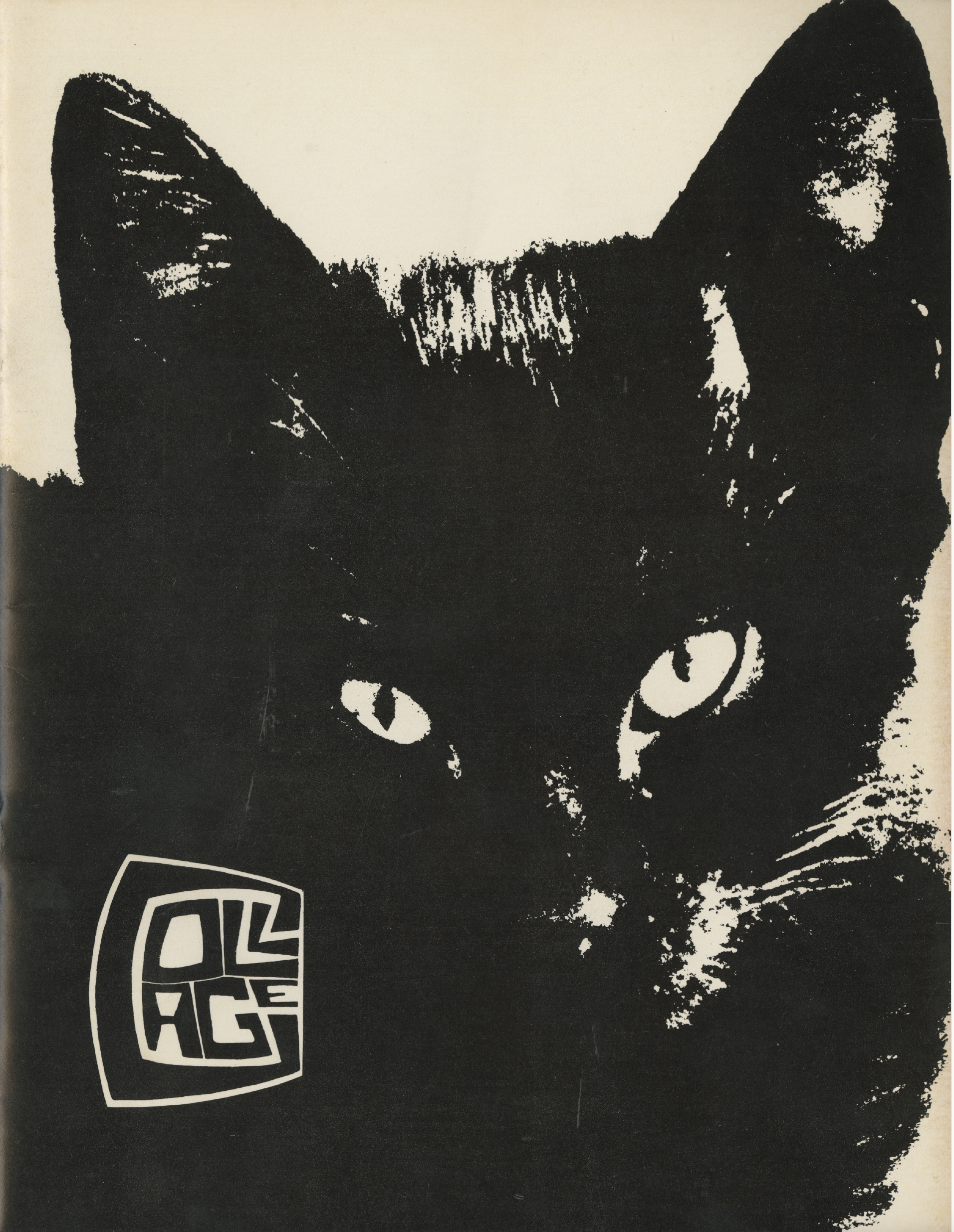 May 1971 Collage cover featuring black cat