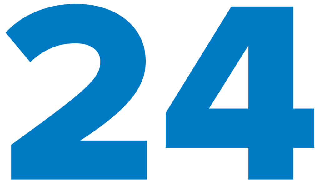 24 Prior Learning Assessment credits earned on average.