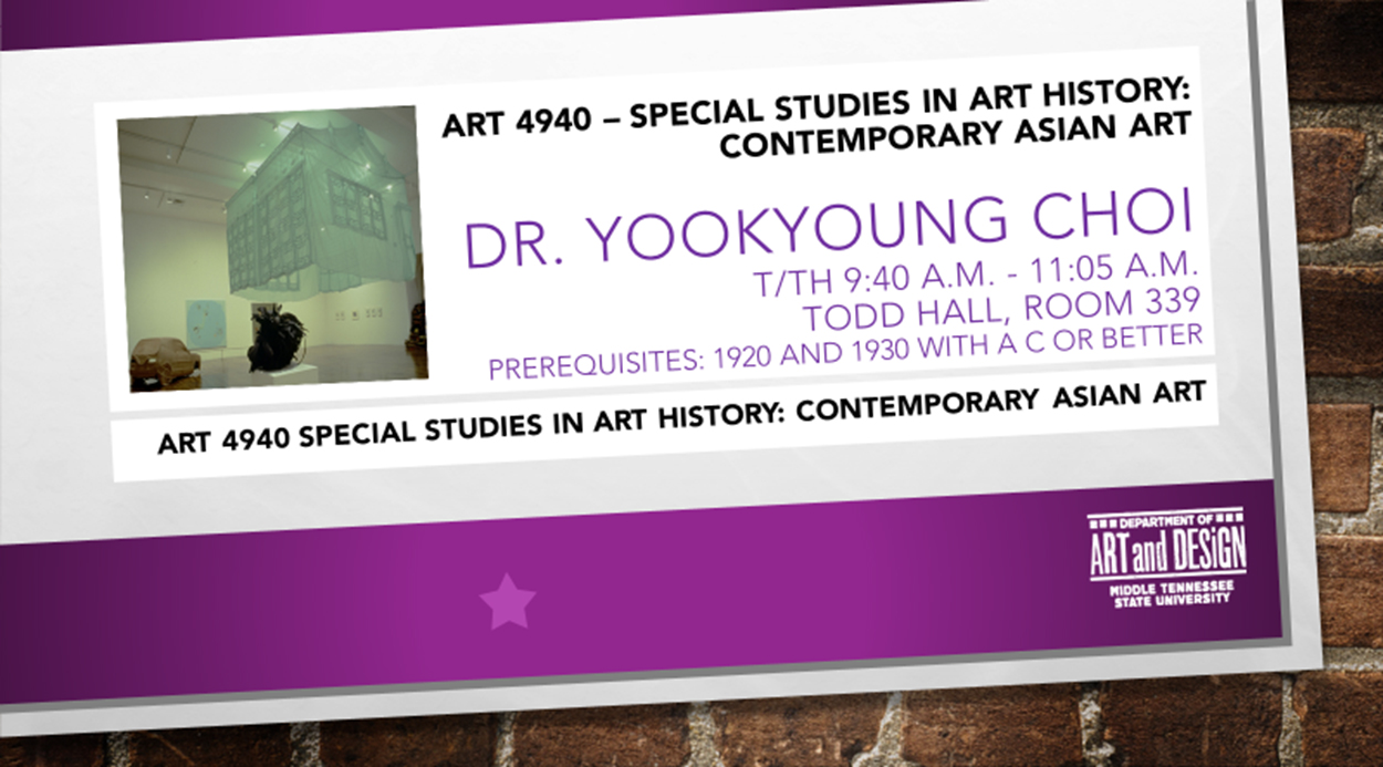 Special Studies in Art History: Contemporary Asian Art