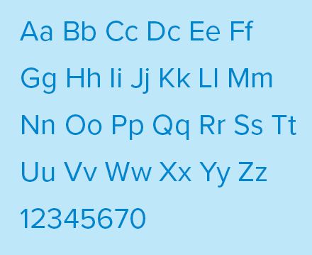 Sample text for Proxima Nova font