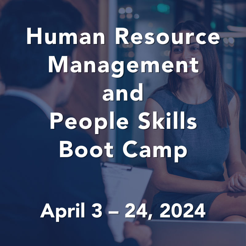 Human resource Management and People Skills Bootcamp
