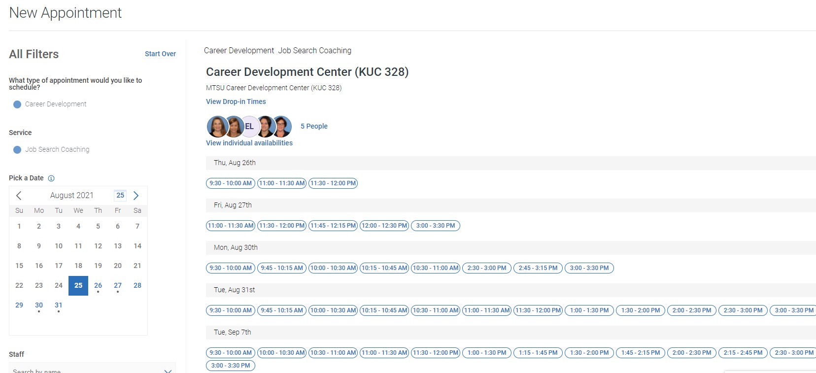 appointment instructions screenshot 4