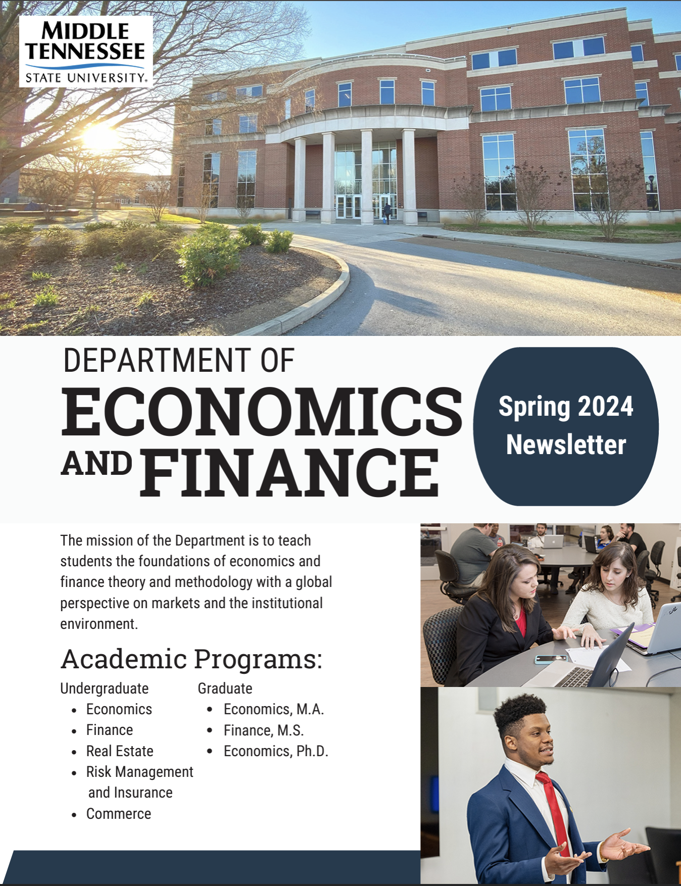 2024 Spring Economics and Finance Newsletter