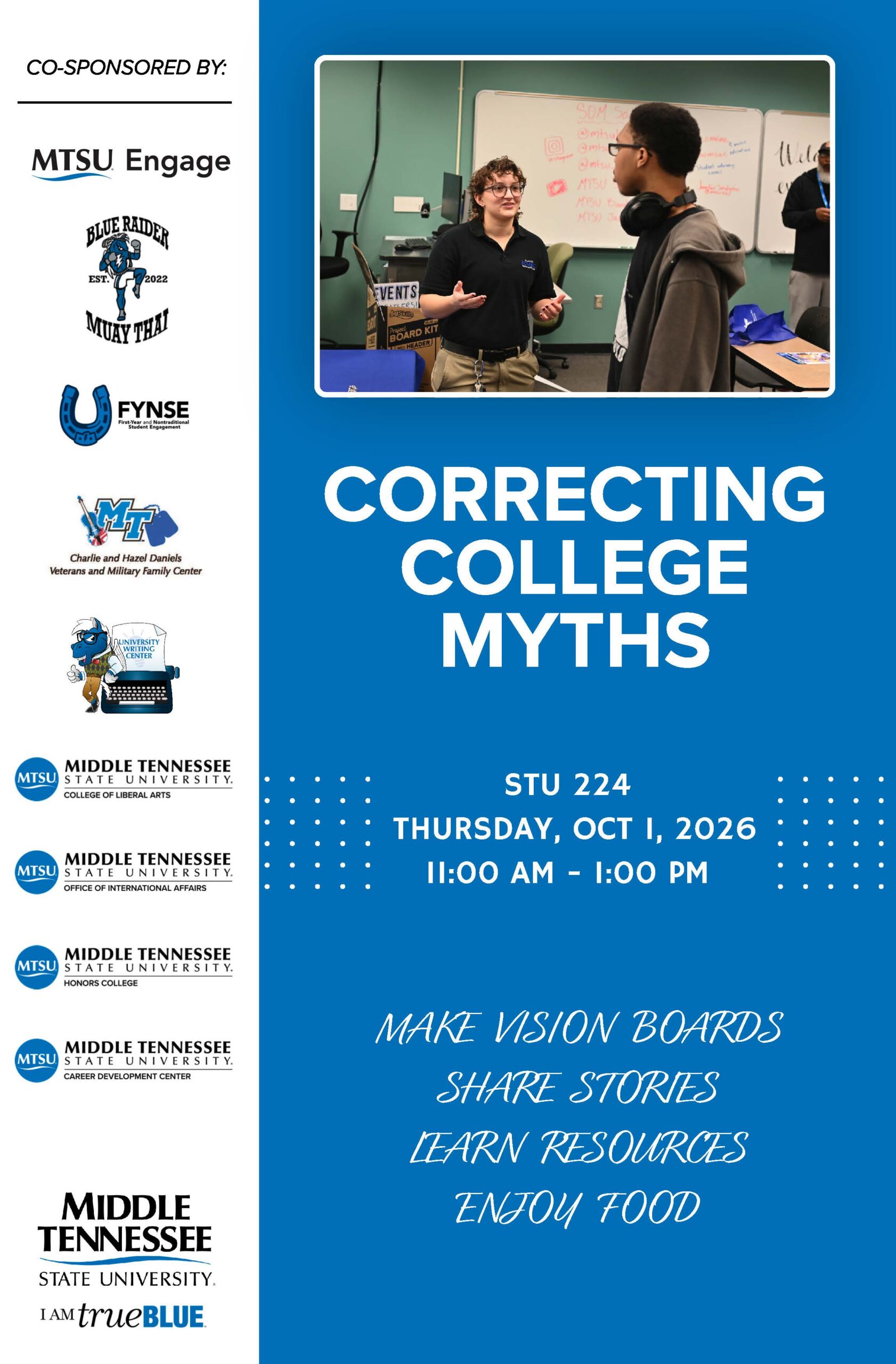 Correcting College Myths Event