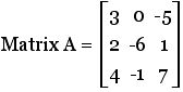 Matrix Example 3