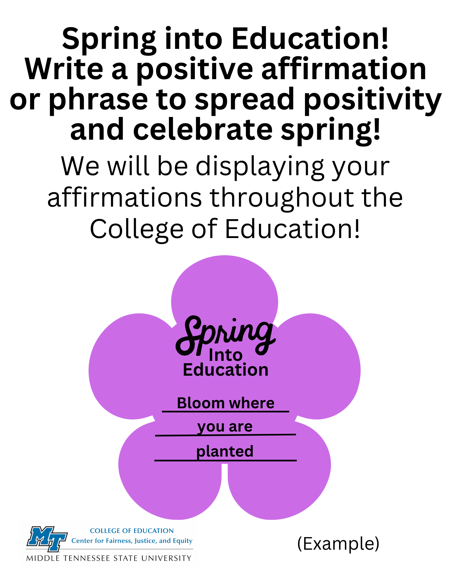 Spring into Education
