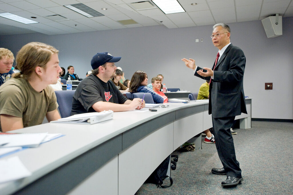 Man teaching