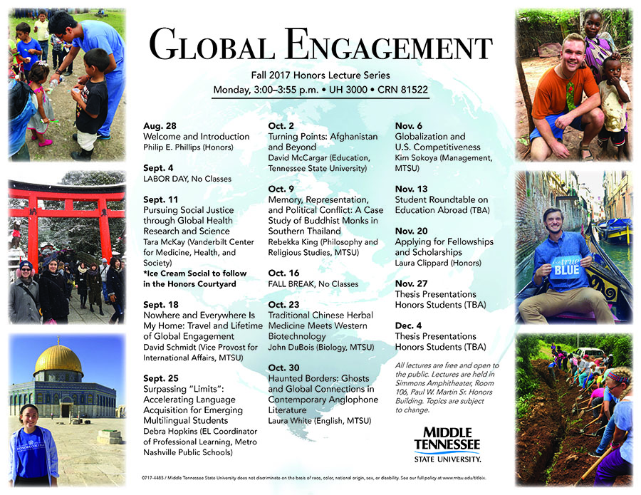 Global Engagement flyer
