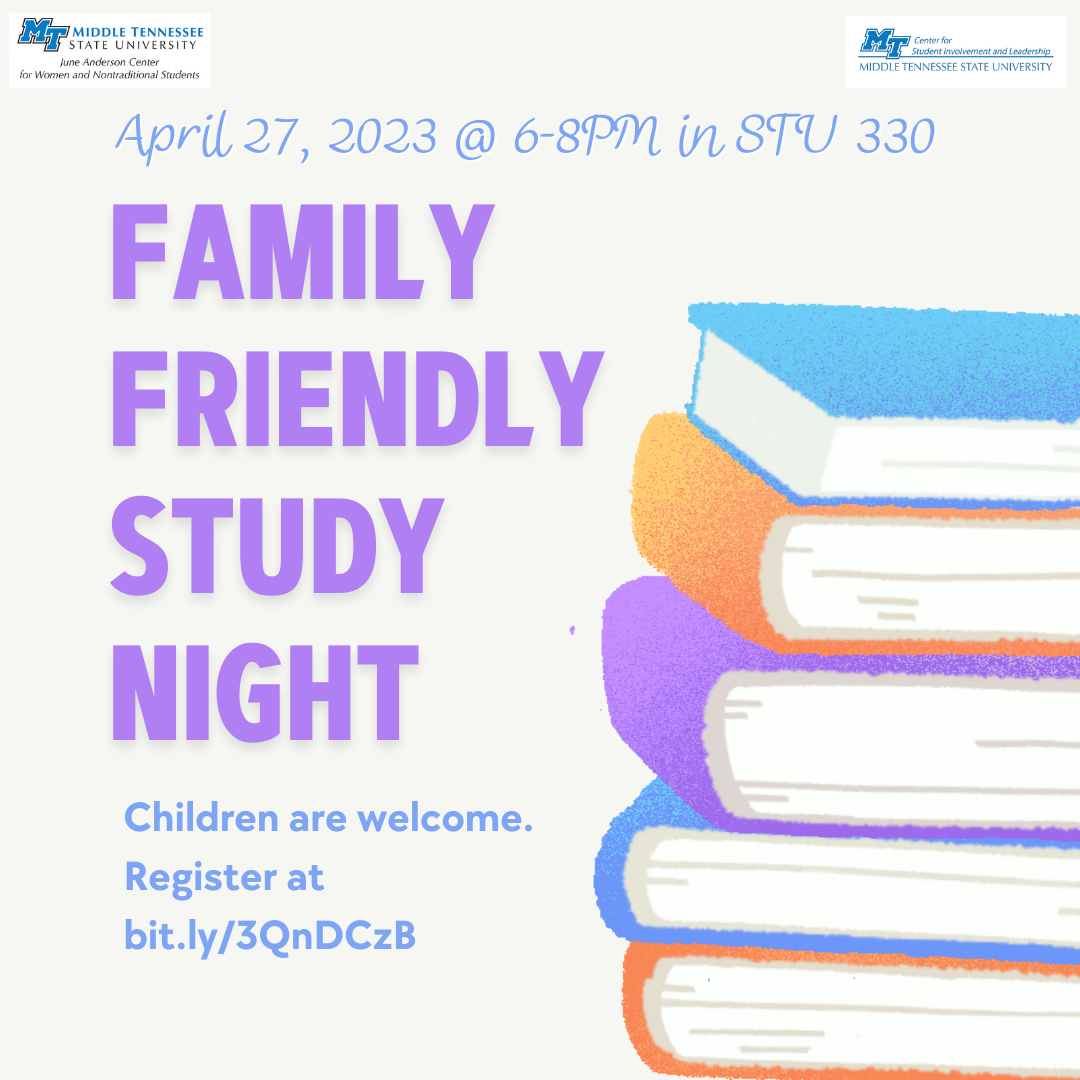 Family Friendly Study night