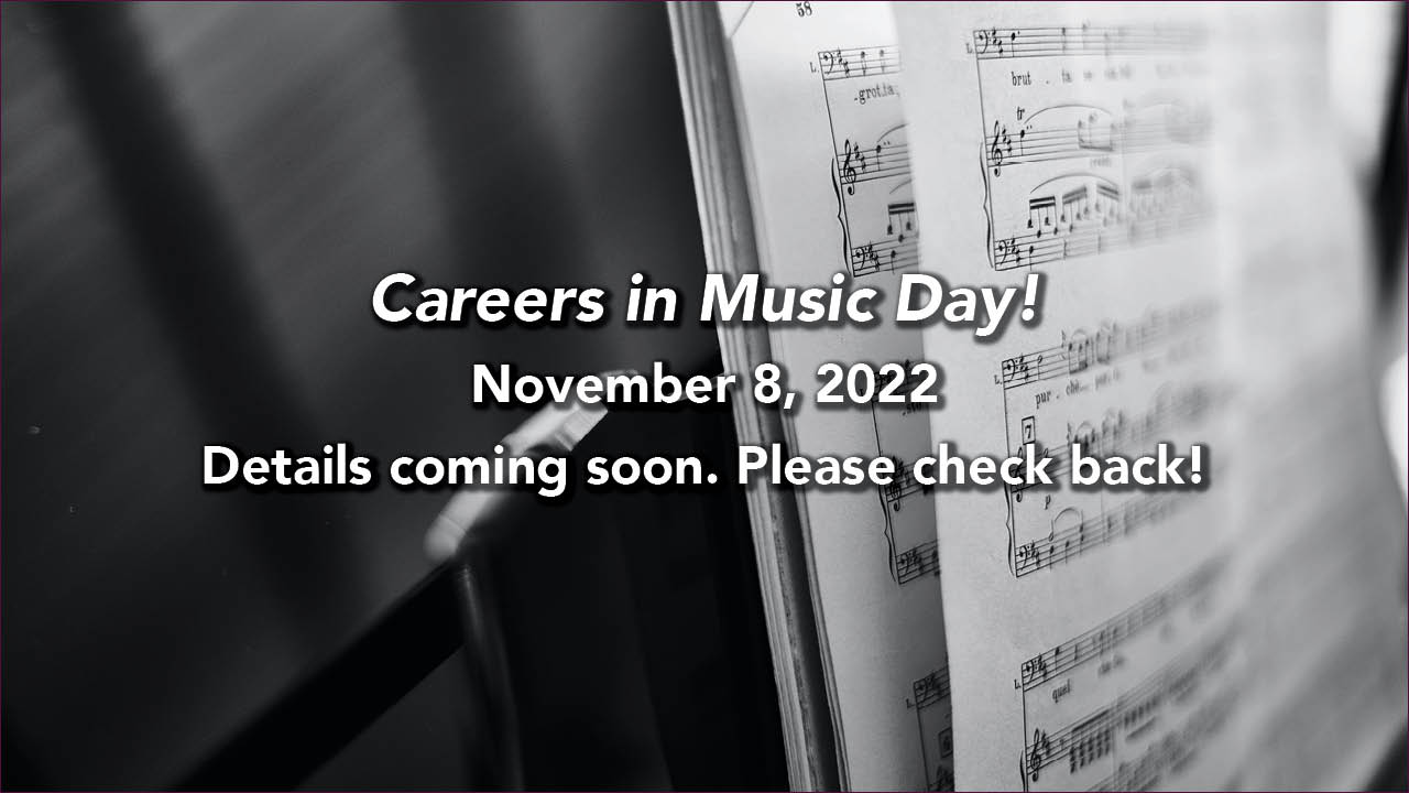 Careers In Music Day Save The Date