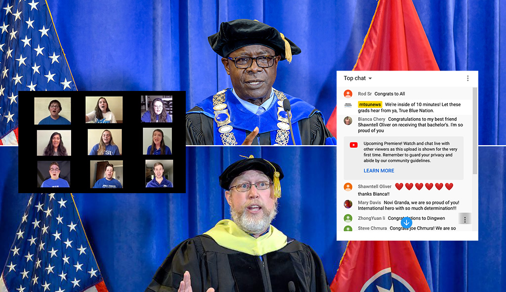MTSU leaders comfort, praise 'resilient' summer 2020 grads at virtual commencement [+VIDEO]