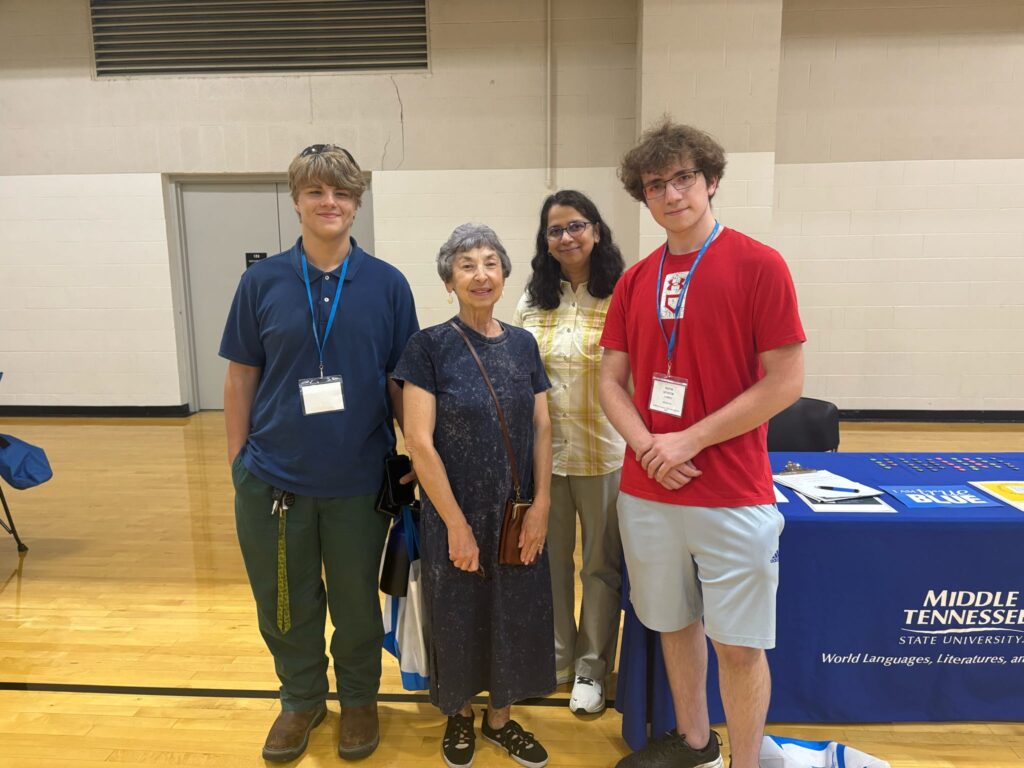group photo at the rec center