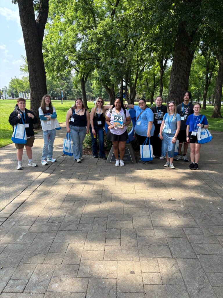 group photo at orientation