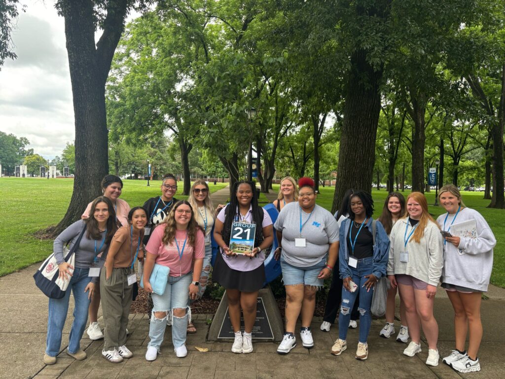 group photo at orientation