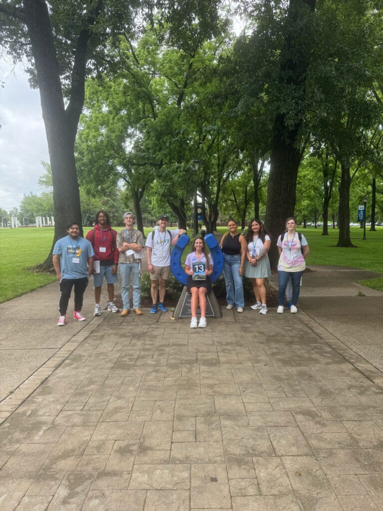 group photo at orientation