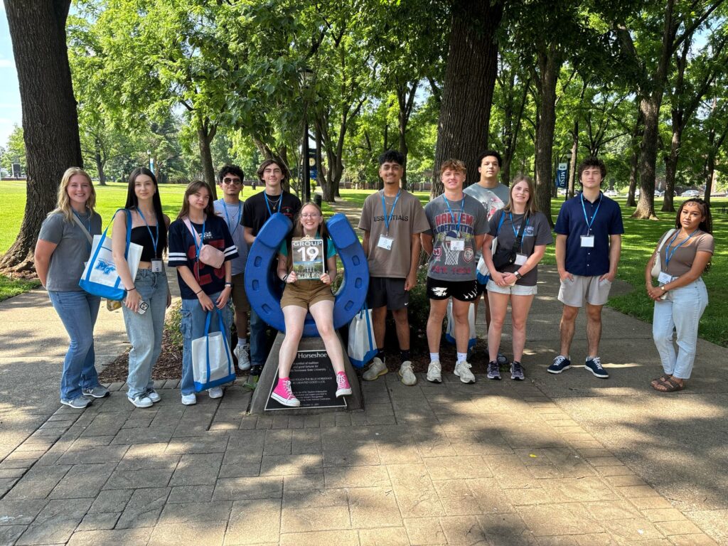 group photo at orientation