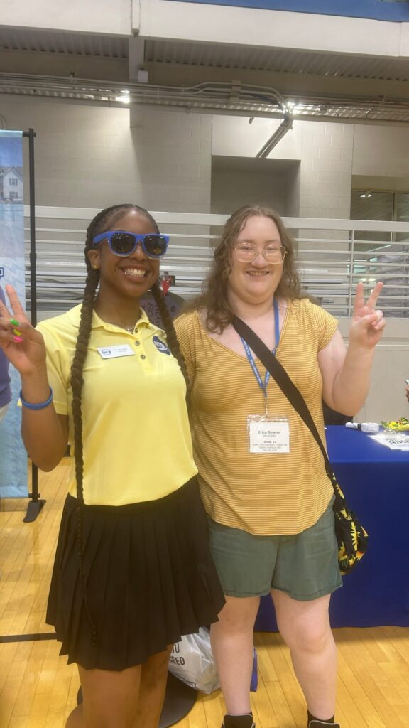 Students and guests participating in Meet MT at MTSU in the Recreation Center.