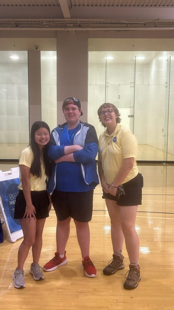 Students and guests participating in Meet MT at MTSU in the Recreation Center.