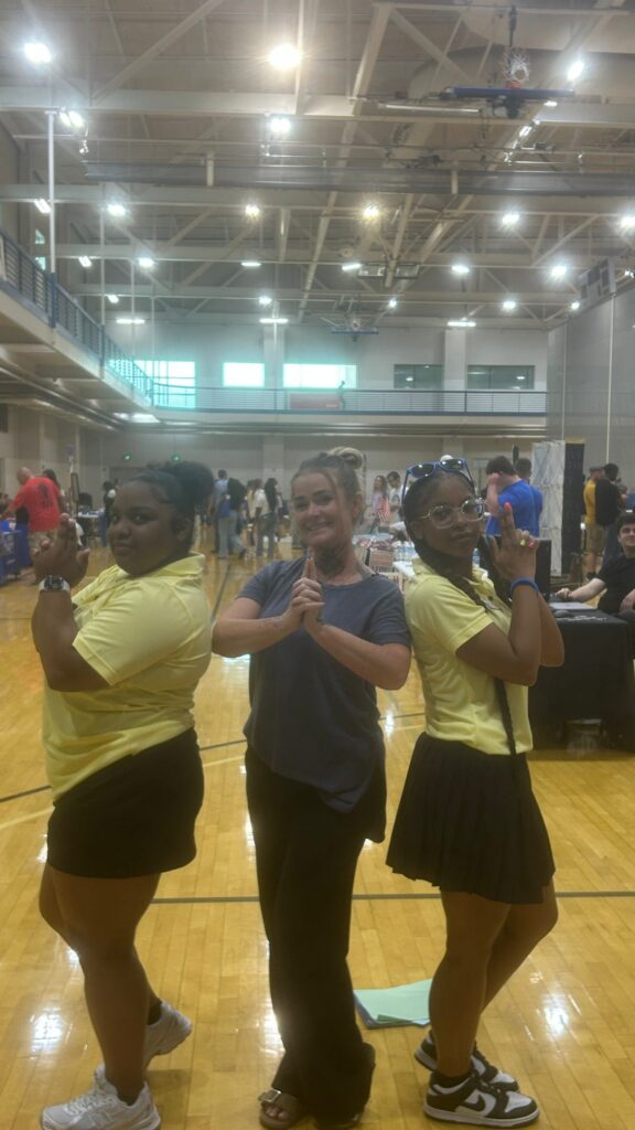 Students and guests participating in Meet MT at MTSU in the Recreation Center.