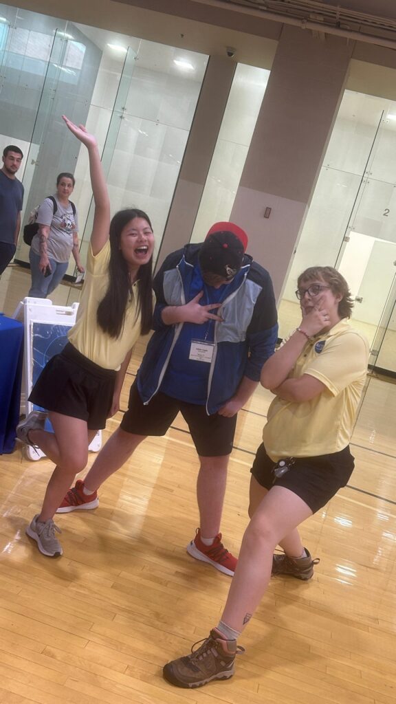 Students and guests participating in Meet MT at MTSU in the Recreation Center.