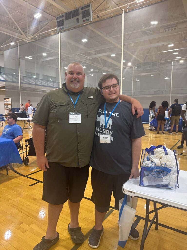 Students and guests participating in Meet MT at MTSU in the Recreation Center.