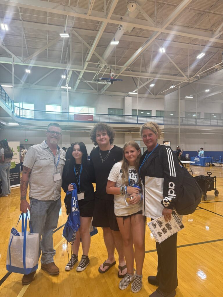 Students and guests participating in Meet MT at MTSU in the Recreation Center.