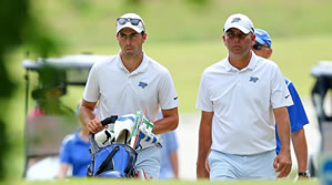 photo of golfers
