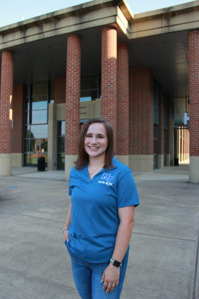 Headshot of our Blue Elite, Brooke Colebank