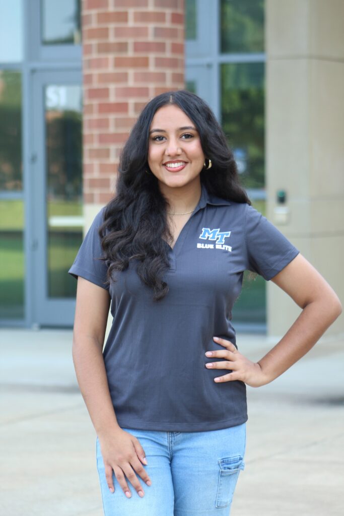 Headshot of Blue Elite, Alisha Saeed