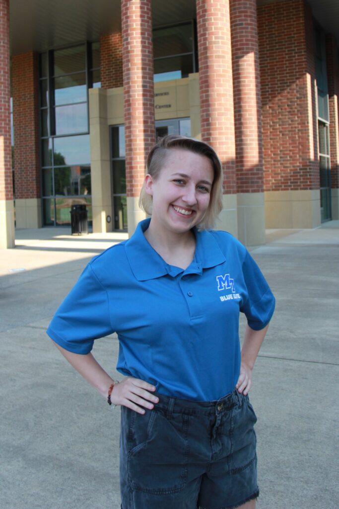 Headshot of Blue Elite, Skye Baxter