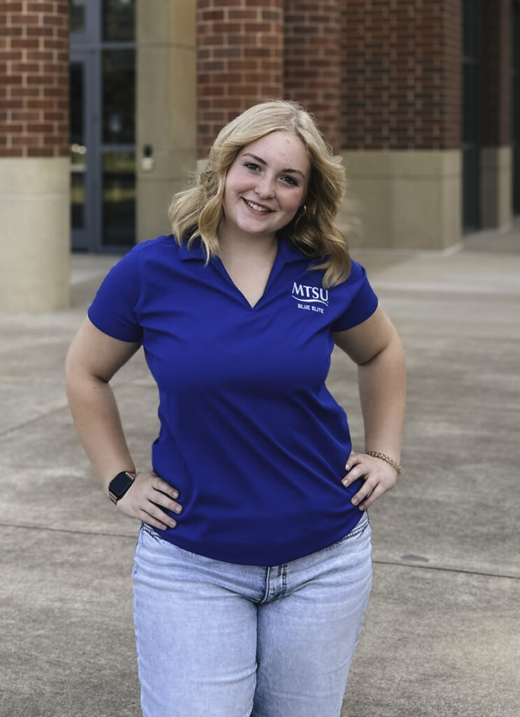 Headshot of Blue Elite, Charlotte Thompson