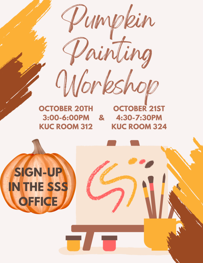 Pumpkin Painting - Sign up in SSS Office