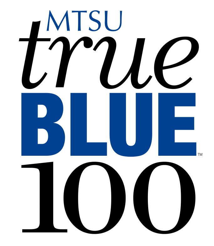 true blue 100 logo