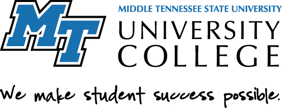 University College logo and motto: We make student success possible.