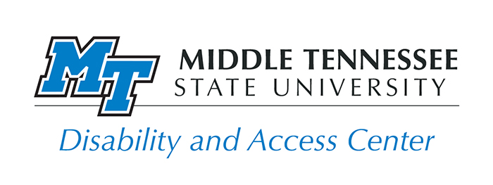 Middle Tennessee State University Disability and Access Center logo