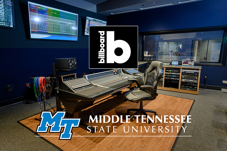 Billboard again includes MTSU recording industry program in nation's top music business schools