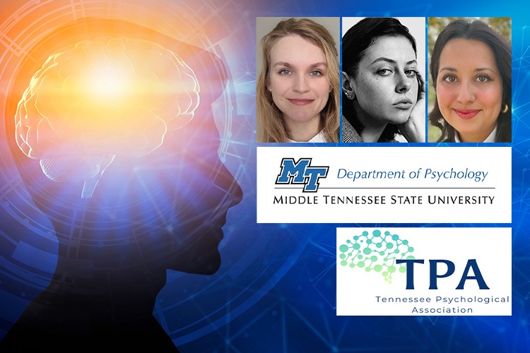 MTSU students take top honors at Tennessee Psychological Association competition