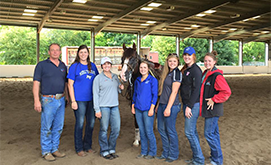 MTSU students teach horsemanship clinics in Europe