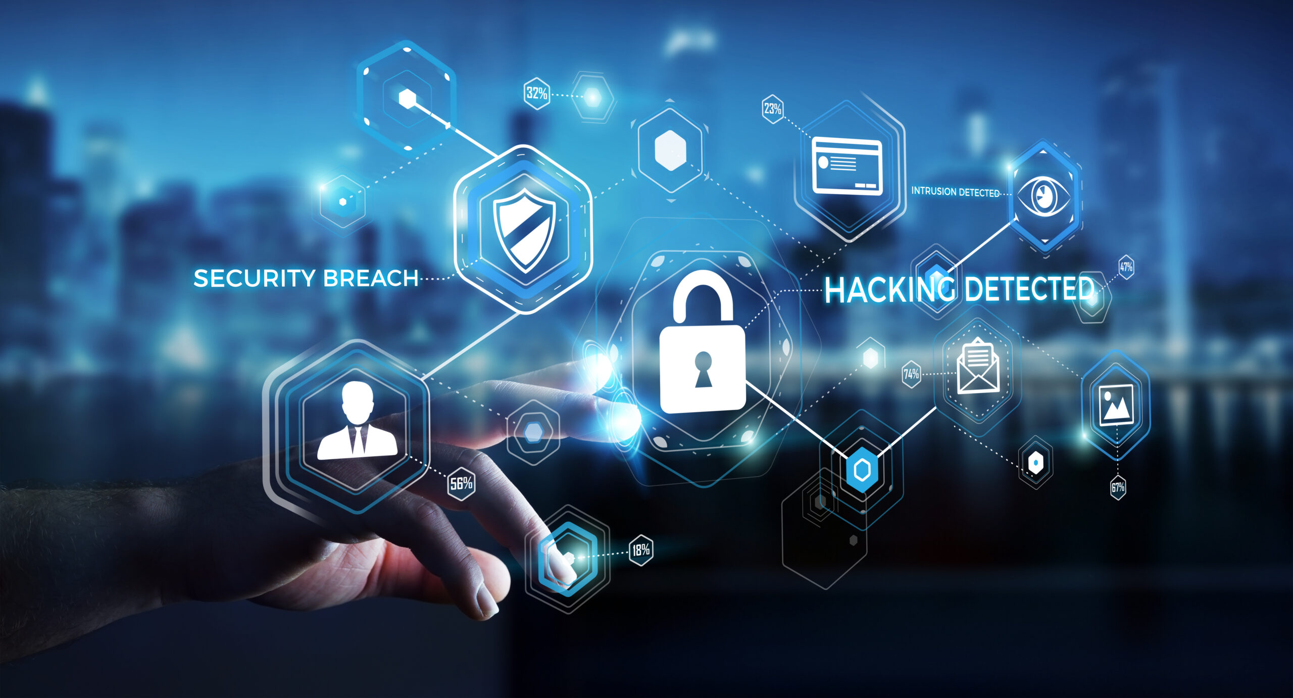 cybersecurity management graphic