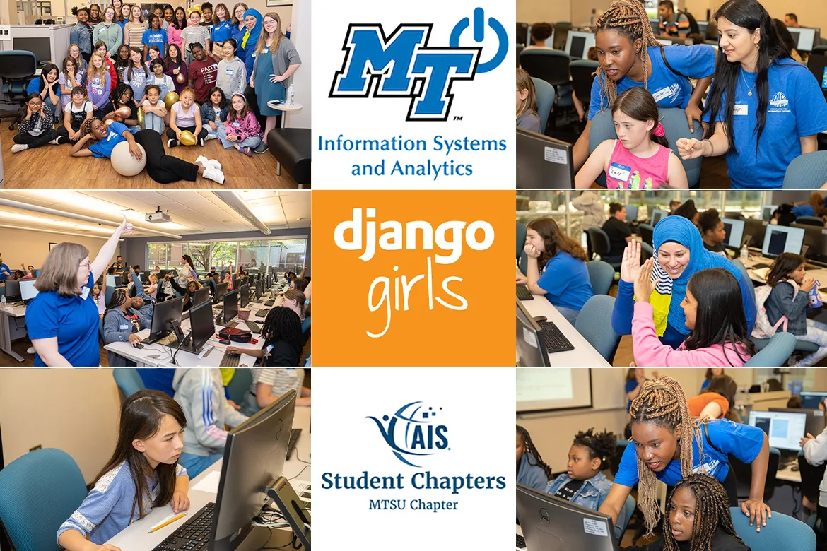 MTSU information systems students, faculty promote tech diversity by hosting ‘Code Like a Girl’ camp