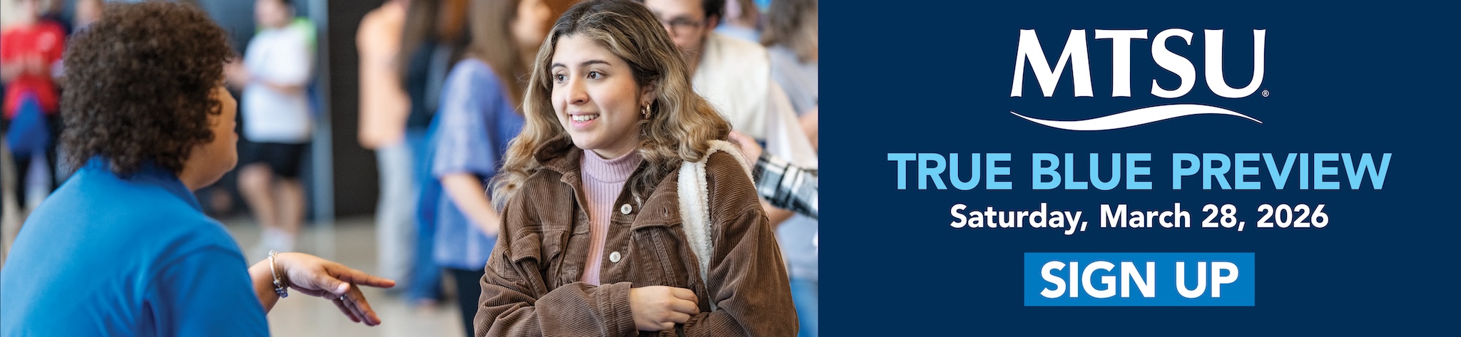 True Blue Preview, Saturday, March 28, 2026. Click to sign up!