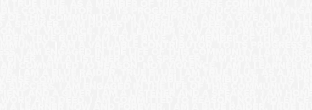 Background image with words of MTSU pledge