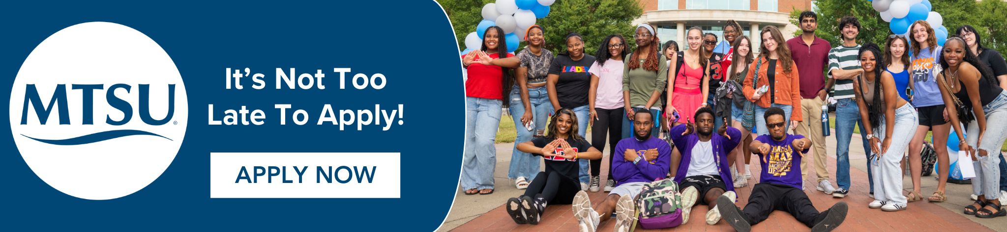 It's Not Too Late To Apply! Apply now!