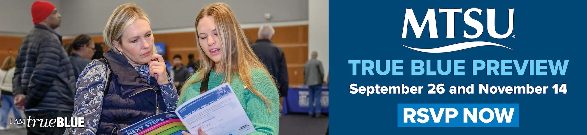 MTSU True Blue Preview September 26 and November 14 RSVP Now